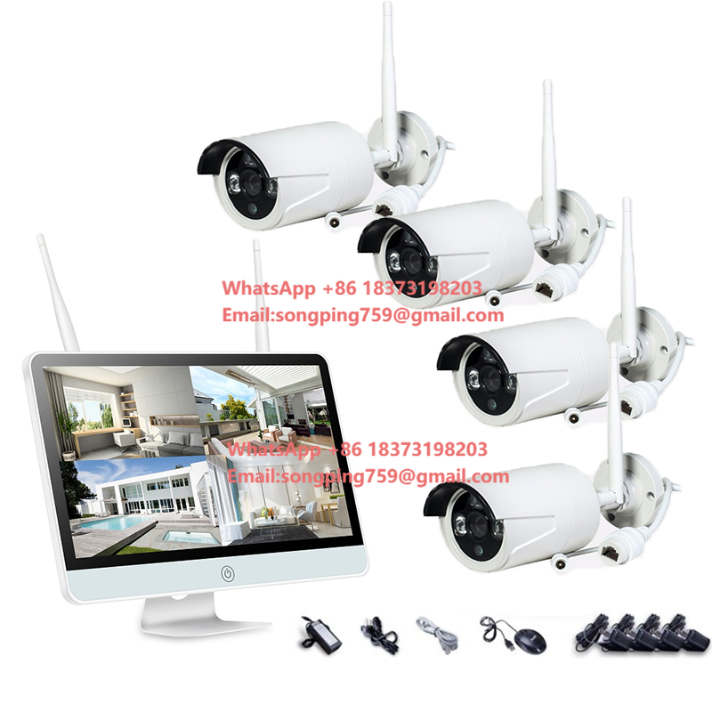 Cameras - Wireless Outdoor Security Camera System 4CH