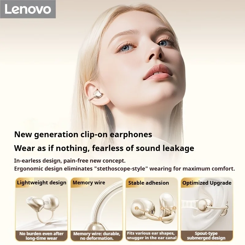 Original Lenovo XA390 True Wir - огляд і ціна Open Ear Air Conduction Headphones