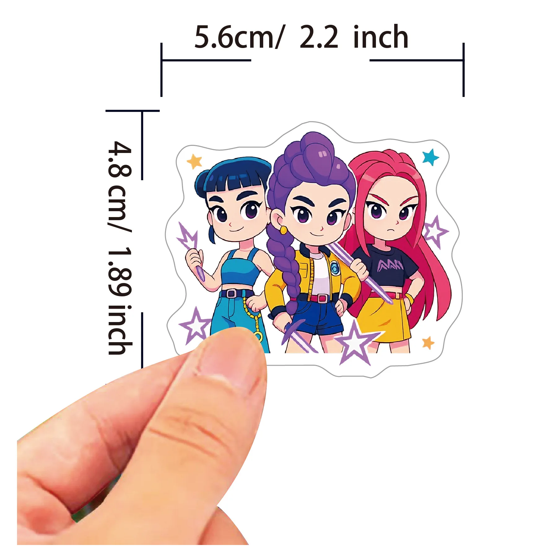 60Pcs Anime Girls Lumi Mila Zo - огляд і ціна Laptops