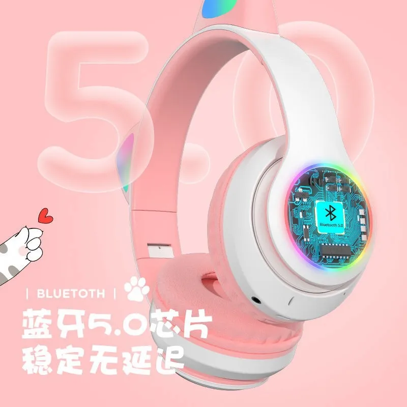 Cat Ear Bluetooth Headphones W - огляд і ціна Cat Ear Bluetooth Headset Led