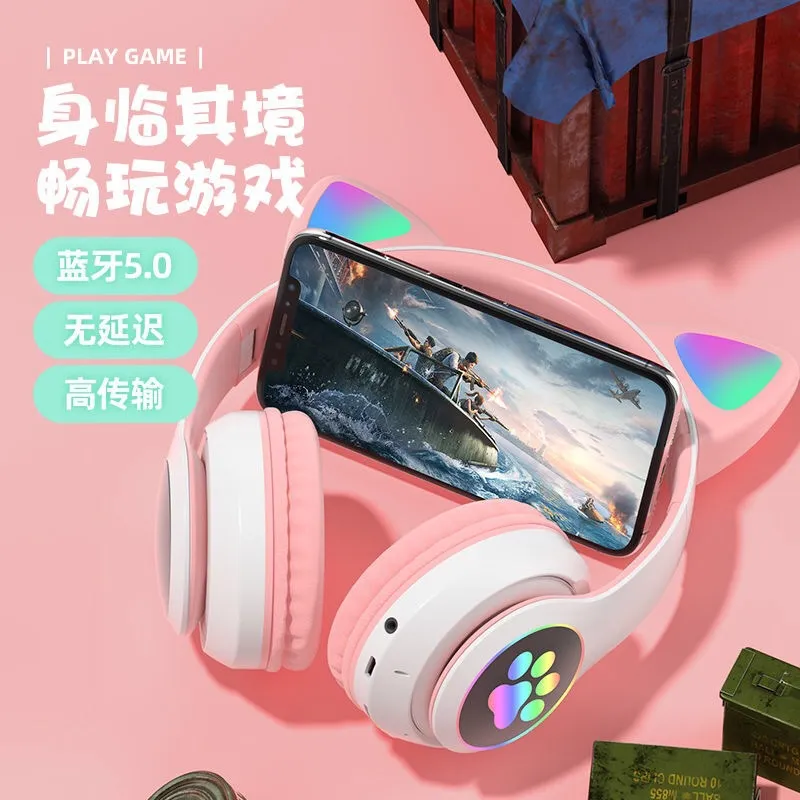 Cat Ear Bluetooth Headphones W - огляд і ціна Cat Ear Bluetooth Headset Led