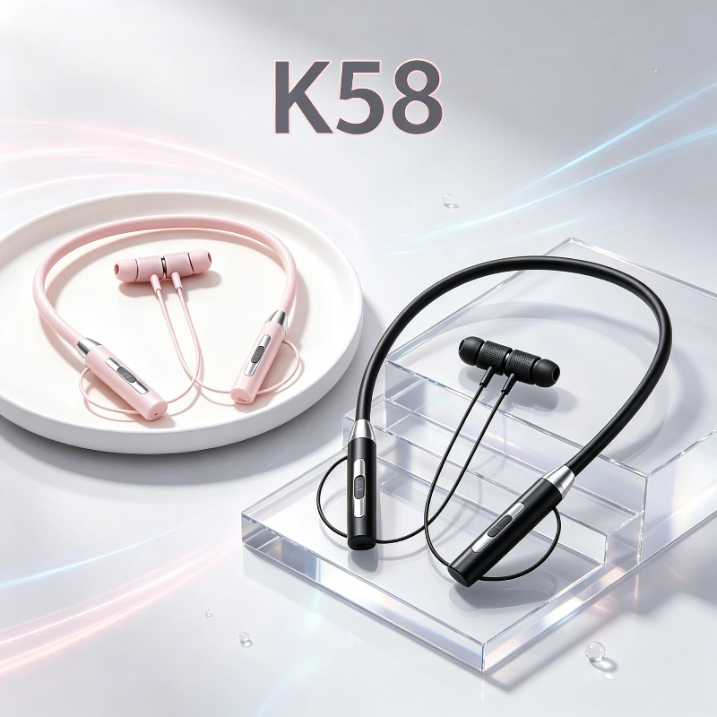 New K58 Bluetooth headset neck - огляд і ціна Magnetic Neckband Sports Earphones