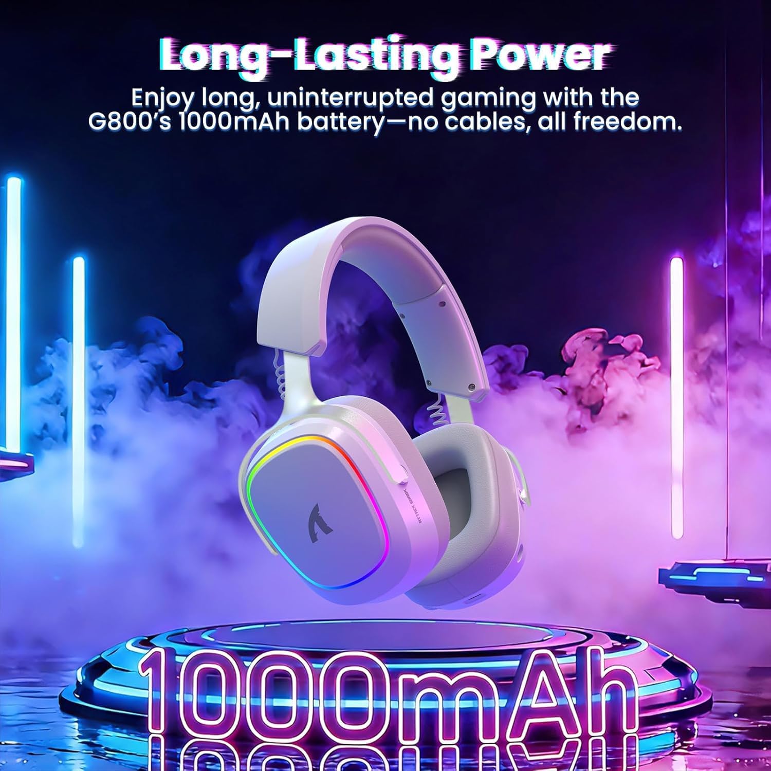 ATTACK SHARK G800 Wireless Gam - огляд і ціна Gaming Headset With Mic Rgb