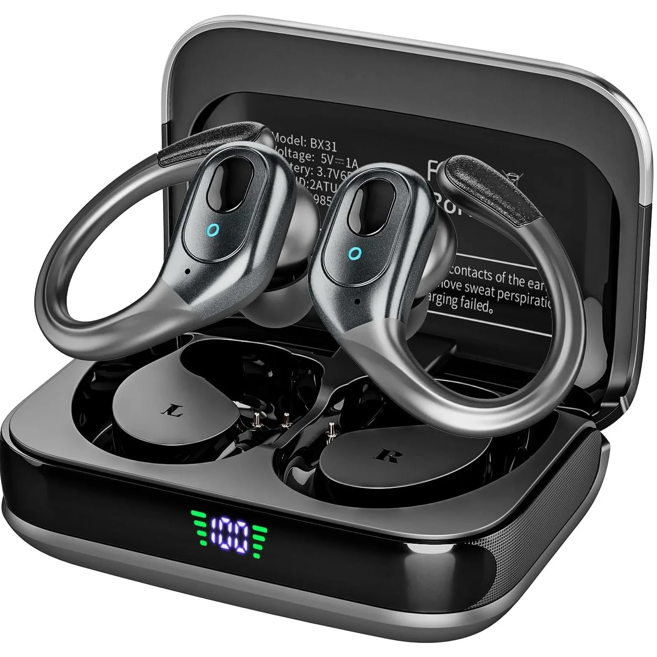 TWS Sports Earbuds Bluetooth 6 - огляд і ціна Type C Wired Earphones With Mic
