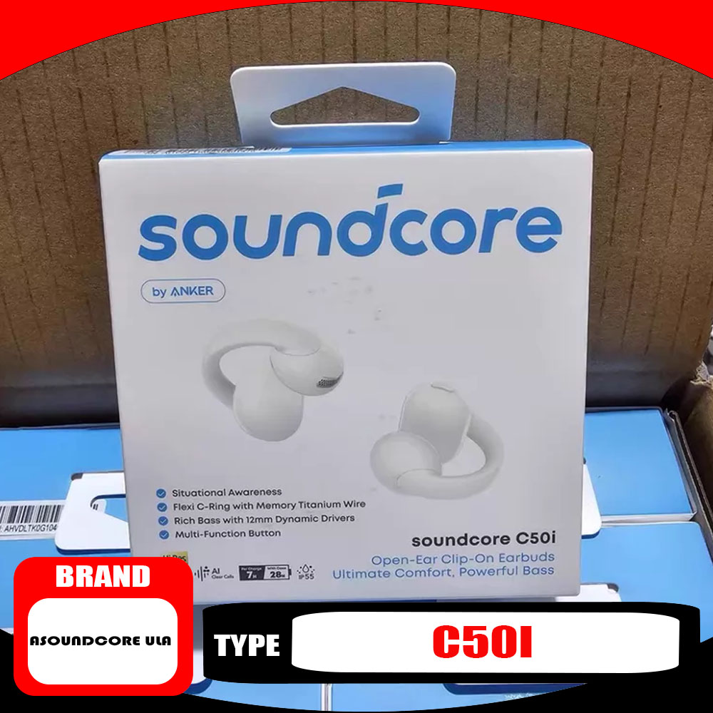 Soundcore C50i Ear Clip Open W - огляд і ціна Open Ear Air Conduction Headphones