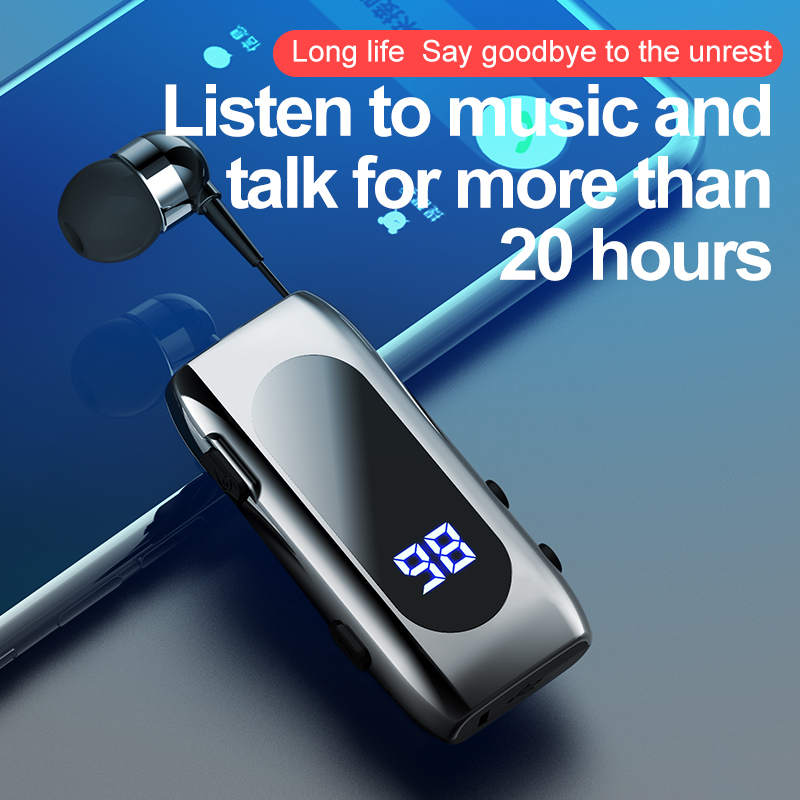 K55 Lapel Bluetooth Headset Li - огляд і ціна Type C Wired Earphones With Mic