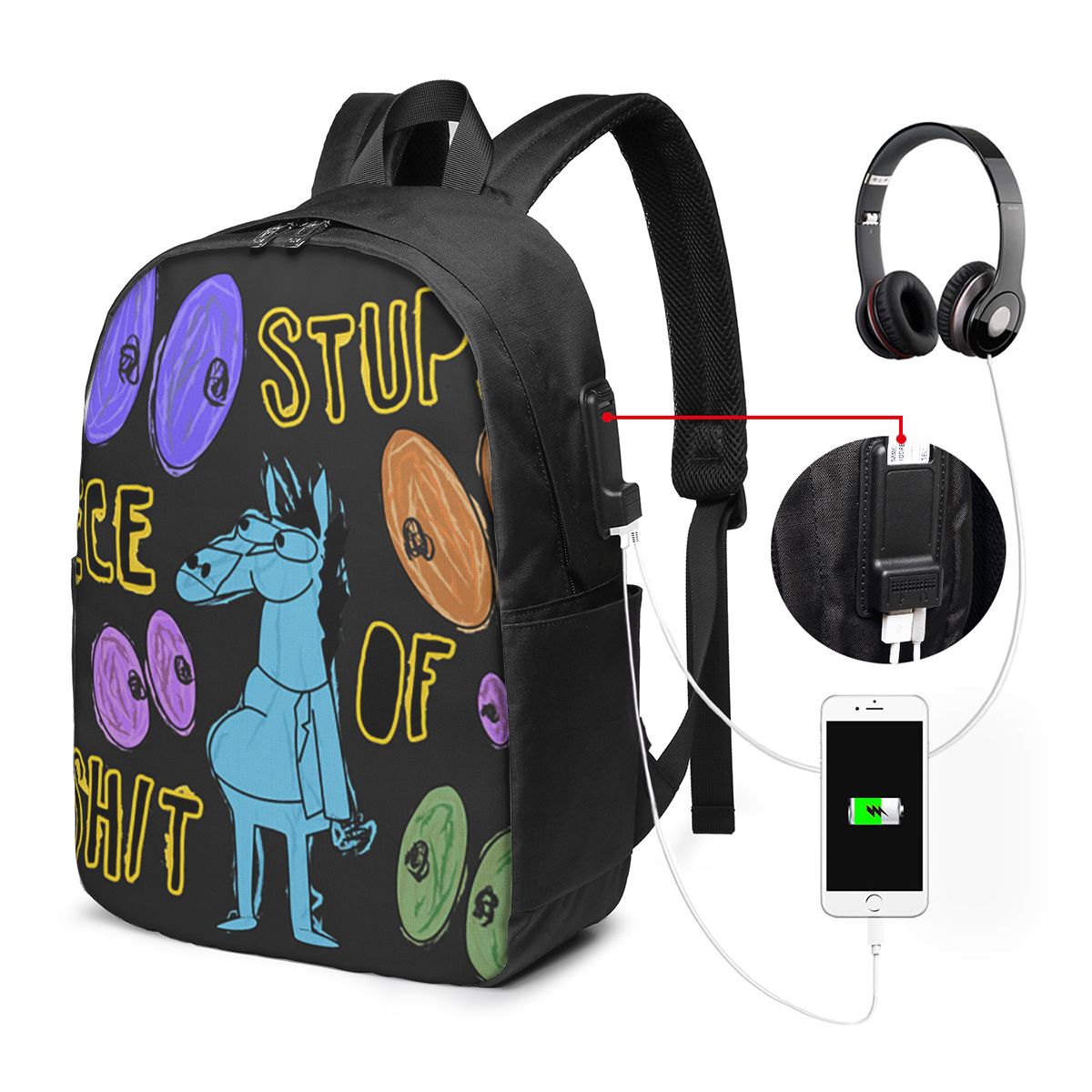 Cartoon Bojack Horseman Stupid - огляд і ціна Laptops
